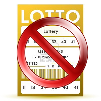 Just say NO to lottery! Just say NO to lottery!